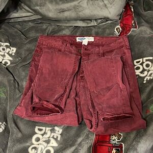 Old navy burgundy rockstar jeans